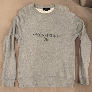Viktor & Rolf Gray Crewneck Sweater